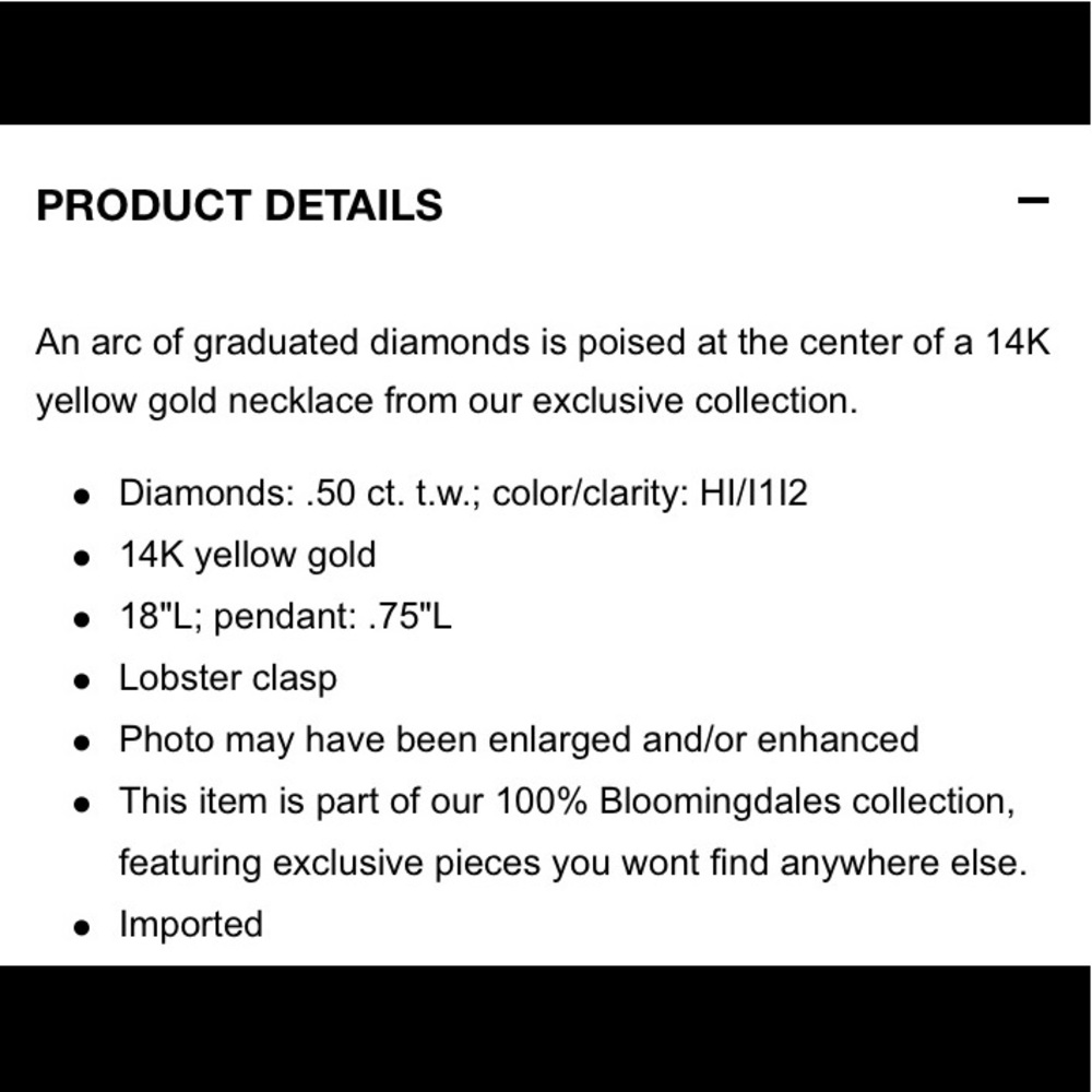 Diamond pendant necklace - Picture 2 of 2